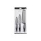 Core Kitchen 3pc Luxe Knife Set with Sheaths - 3.5in Paring, 5in Utility, 7in Nakiri - Onyx 37595 - alternate 1